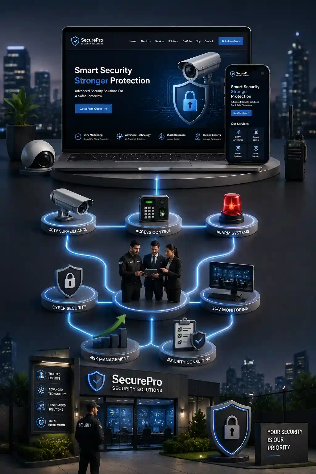 Security agency losing guard leads due to an outdated safety website